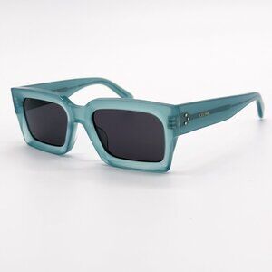 NEW CELINE CL40280U 93A WOMEN SHINY LIME TRANSPARENT SUNGLASSES CELINE